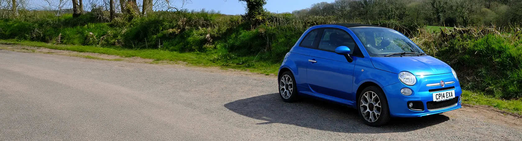 Used Fiat 500, Parked, Blue